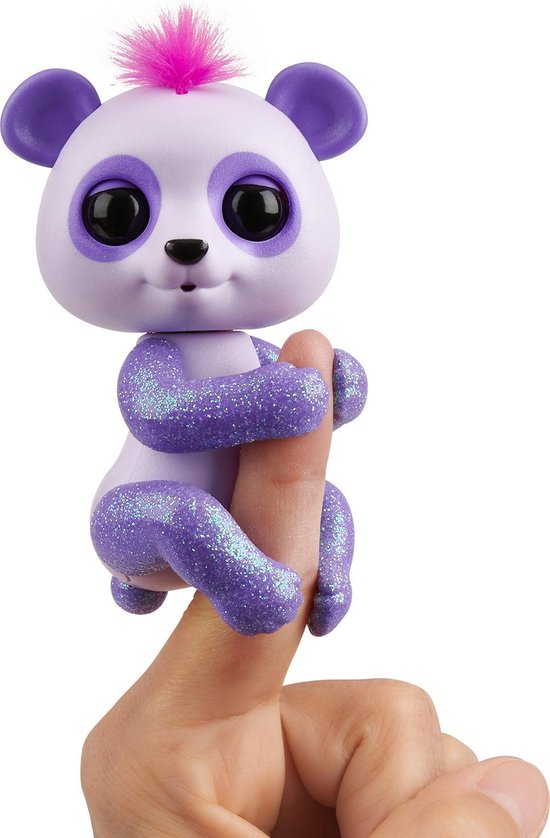 Fingerlings Baby Panda Beanie Paars bol