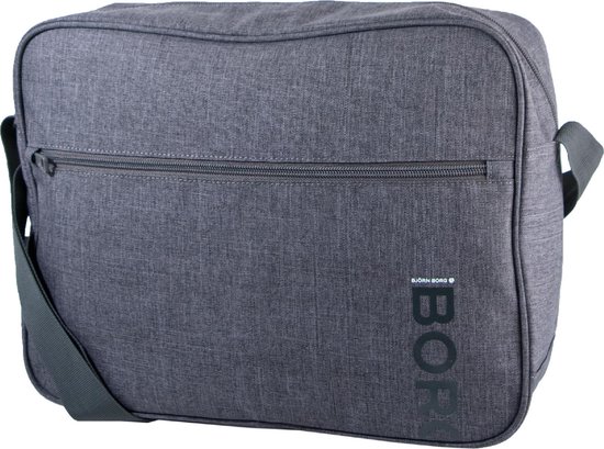 pint Belichamen tij Bjorn Borg Messenger Bag - Schoudertas - Dark Grey | bol.com