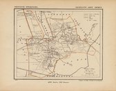 Historische kaart, plattegrond van gemeente Ambt Ommen in Overijssel uit 1867 door Kuyper van Kaartcadeau.com