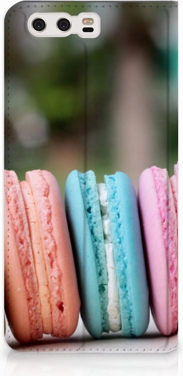 Huawei P10 Plus Flip Style Cover Macarons