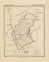 Historische kaart, plattegrond van gemeente Vriezenveen in Overijssel uit 1867 door Kuyper van Kaartcadeau.com