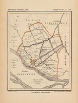 Historische kaart, plattegrond van gemeente Maasland in Zuid Holland uit 1867 door Kuyper van Kaartcadeau.com