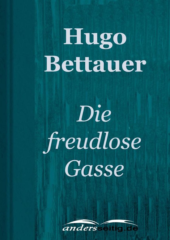Die freudlose Gasse - cover