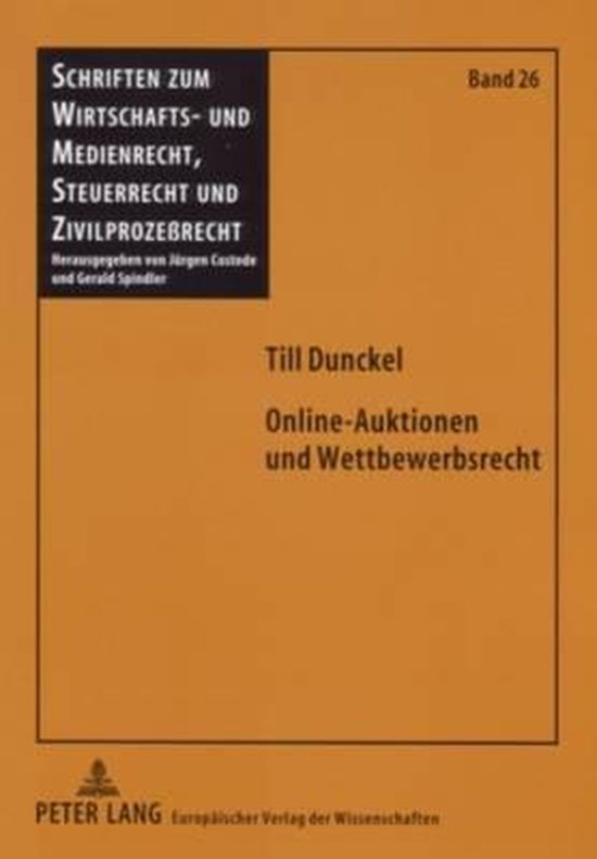 Online-Auktionen und Wettbewerbsrecht - cover