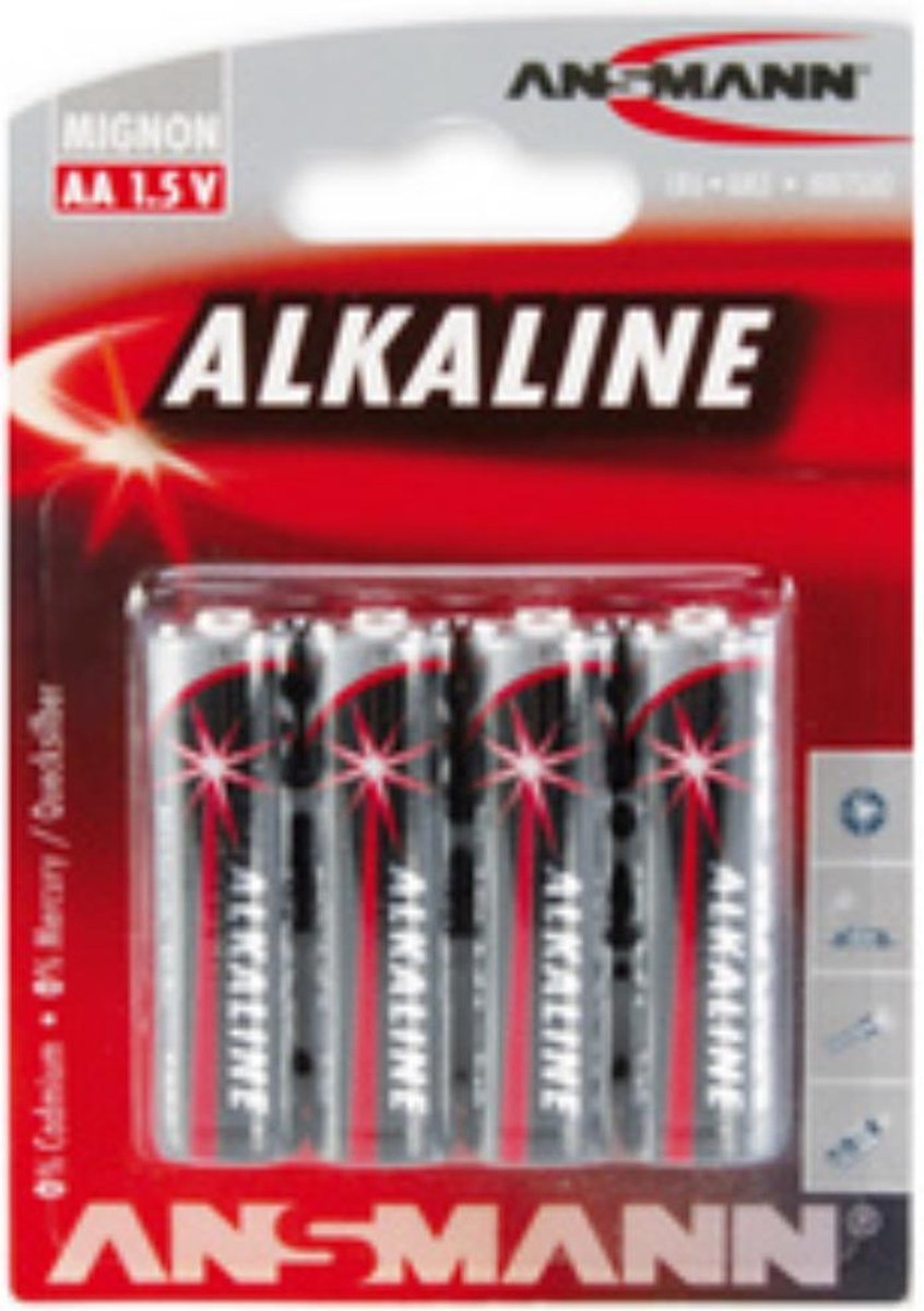 Ansmann LR06 Red-Line AA batterij (penlite) Alkaline 1.5 V 4 stuk(s)
