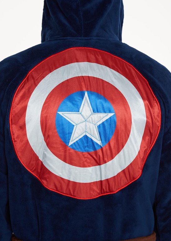 Peignoir en molleton Groovy Soft - Marvel: Captain America - Taille unique  | bol.com