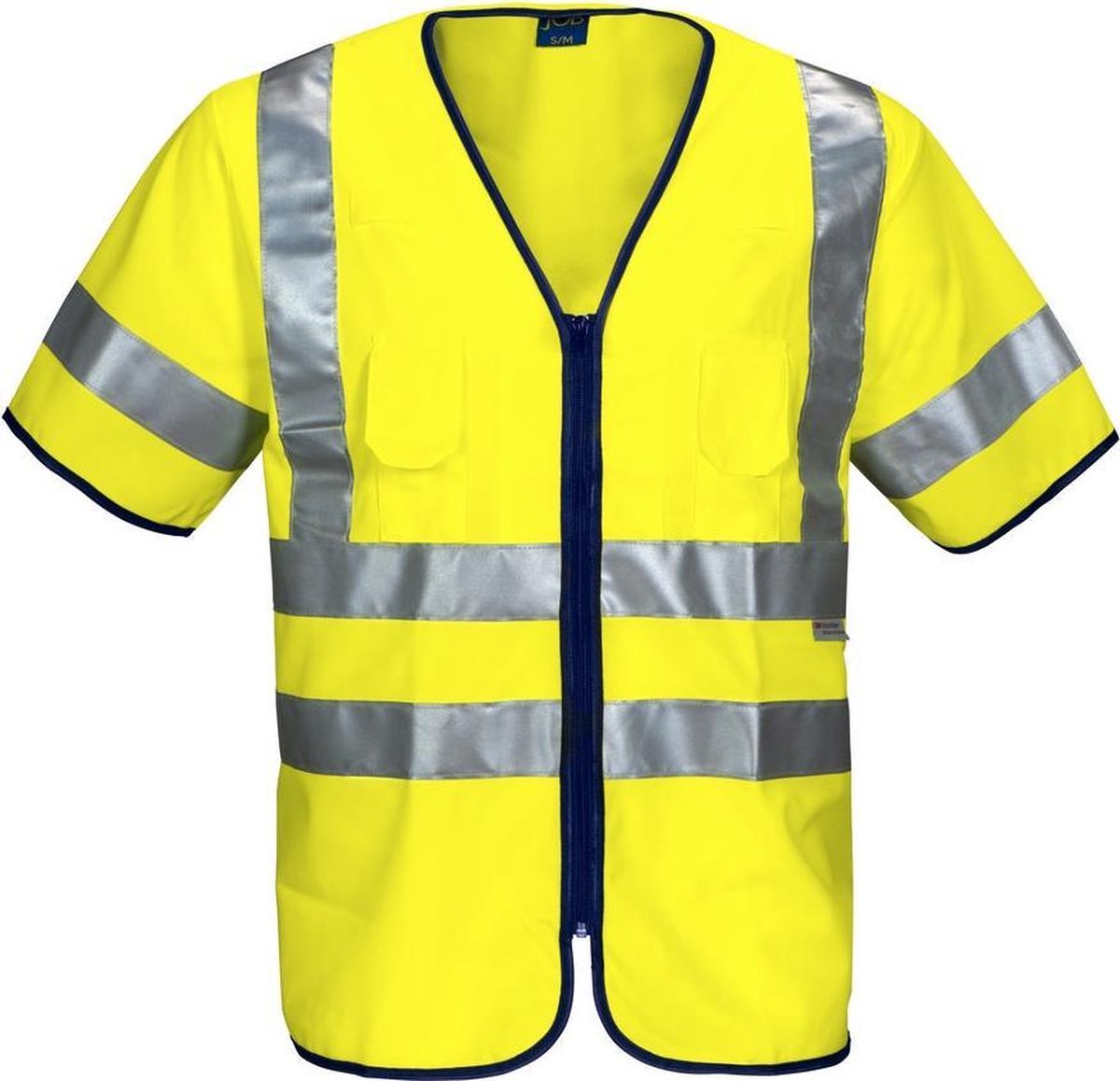 ProJob 6707 SIGNALISATIEHESJE MET MOUWEN EN ISO 20471 KLASSE 3 646707 - Projob geel - L/XL
