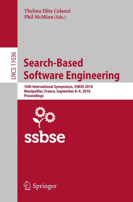 Springer Nature Proceedings Computer Science - Search-Based  ... - cover