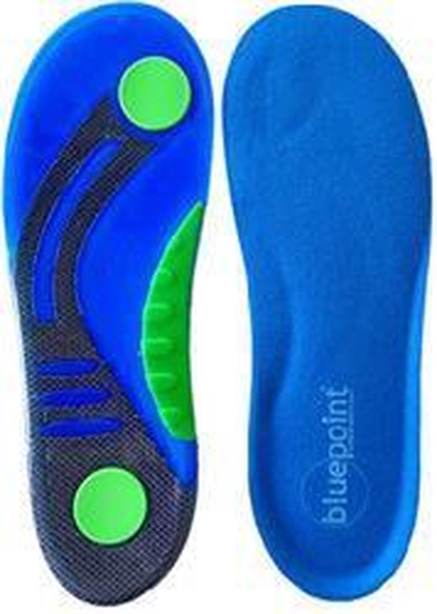 Bluepoint Gel Inlegzolen Unisex Blauw Maat 36/37