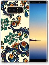 Samsung Galaxy Note 8 TPU Hoesje Design Barok Flower