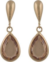 Cataleya Earrings Pear Brown