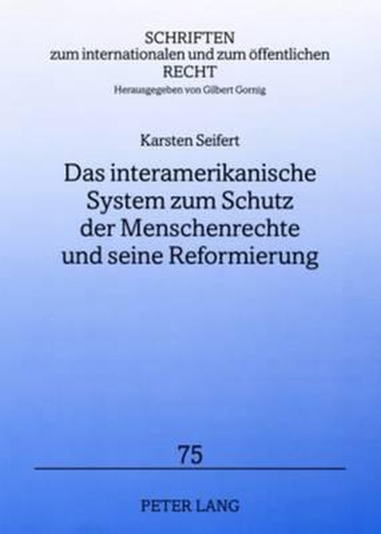 Das interamerikanische System zum Schutz der Menschenrechte  ... - cover