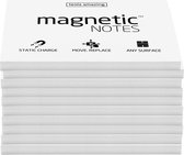 Magnetic Notes, set van 10 notitieboekjes maat M (100x74mm)x100 sheets Wit