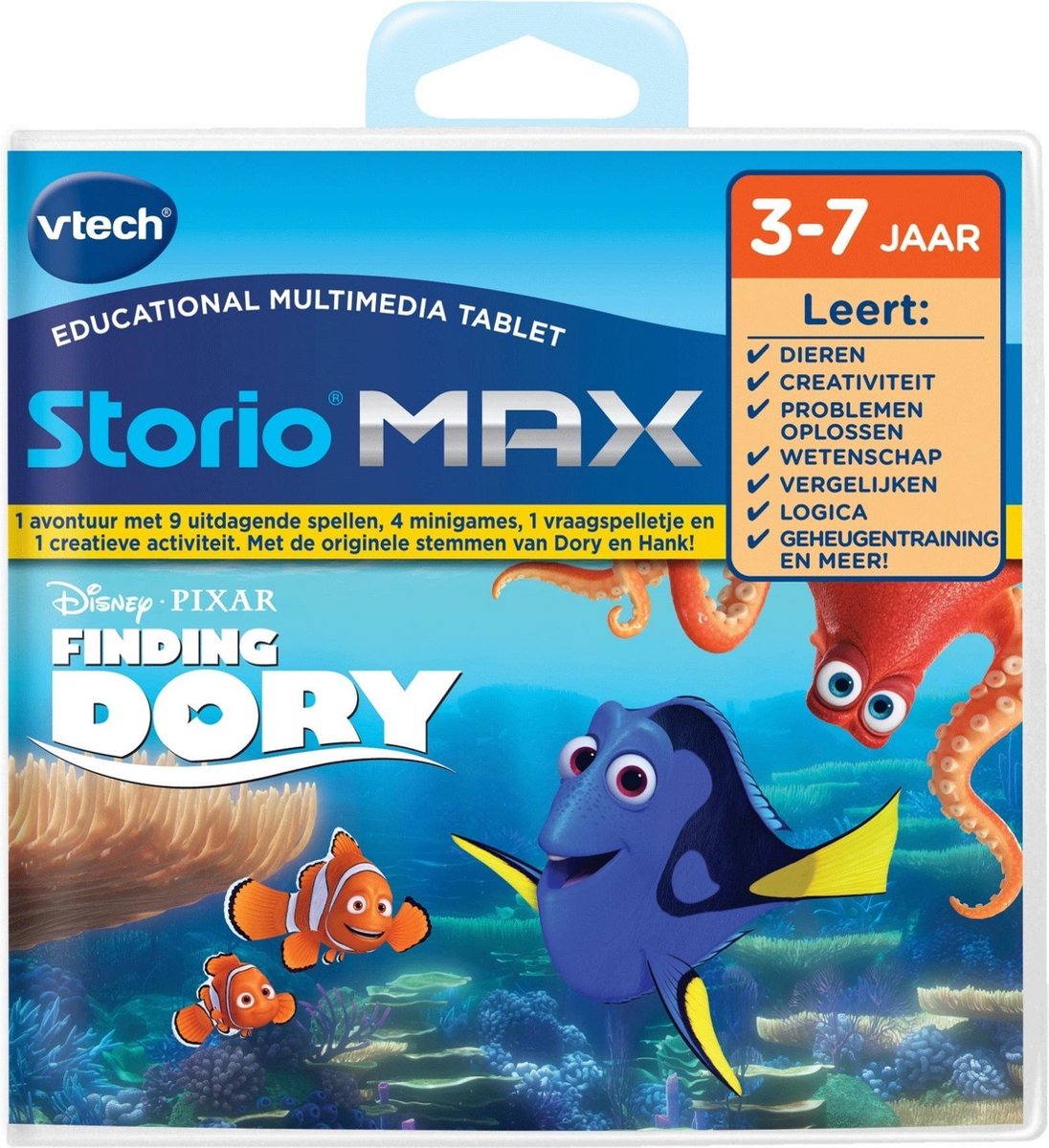 VTech storio max finding dory - leercomputer game - accessoire kindertablet - van 3 tot 7 jaar