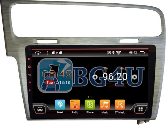 Hoofd Zorgvuldig lezen voor mij Navigatie radio VW Volkswagen Golf 7, Android OS, 10.1 inch scherm, Canbus,  GPS, Wifi, Mir | bol.com