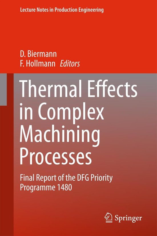 Lecture Notes in Production Engineering - Thermal Effects in ... - cover