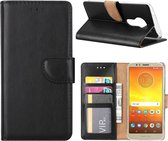 Motorola Moto E5 Hoesje boektype case / geschikt voor 3 pasjes Zwart
