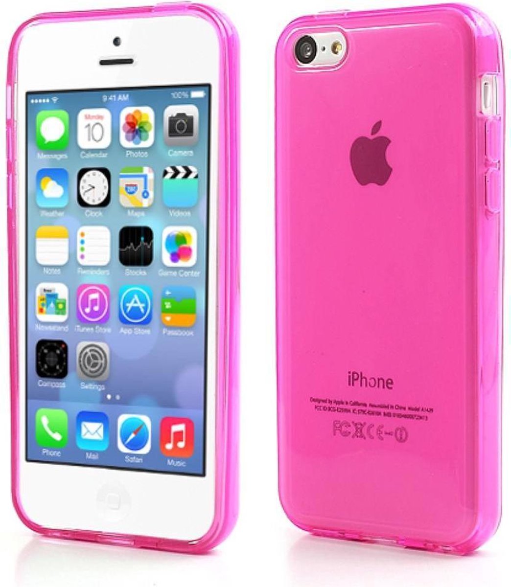 TPU Softcase iPhone 5c - Roze