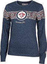 NHL Winnipeg Jets Shirt Snowflakes Lady XL