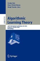 Algorithmic Learning Theory