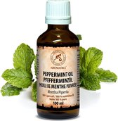 Pepermunt olie - etherische olie 100ml, 100% zuiver en natuurlijk, voor massage / spa / wellness / parfum / ontspanning / aromatherapie / schoonheid / essentiele olie / geurolie /