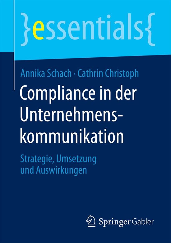 Business and Economics (German Language) - Compliance in der ... - cover