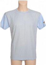 Sunselect zondoorlatend heren T-shirt met v hals - Heaven Blue - Maat XL |  bol.com