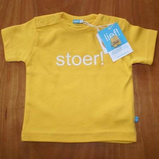 T-Shirt Stoer! Lief Lifestyle! Maat 50/56 | bol.com