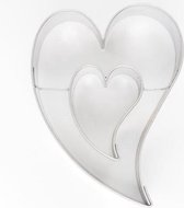 Emporte-pièce Élégant Coeur en Coeur 7 cm