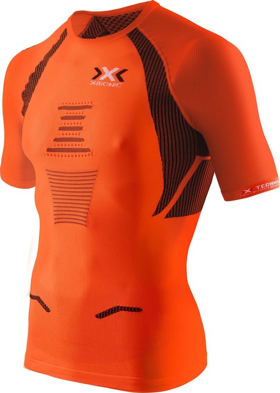 X-Bionic Running The Trick  Sportshirt - Maat XL  - Mannen - oranje/zwart