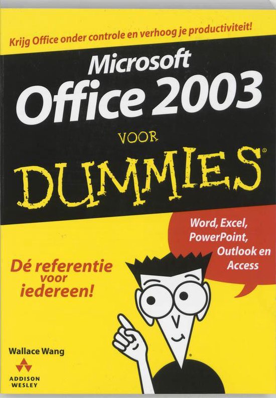 Cover van het boek 'Microsoft Office 2003 voor Dummies' van Wallace Wang