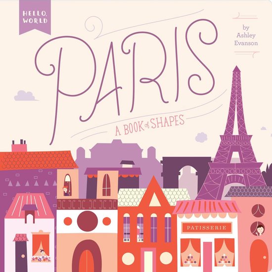 Paris A Book Of Shapes, Ashley Evanson 9780448489155 Boeken bol