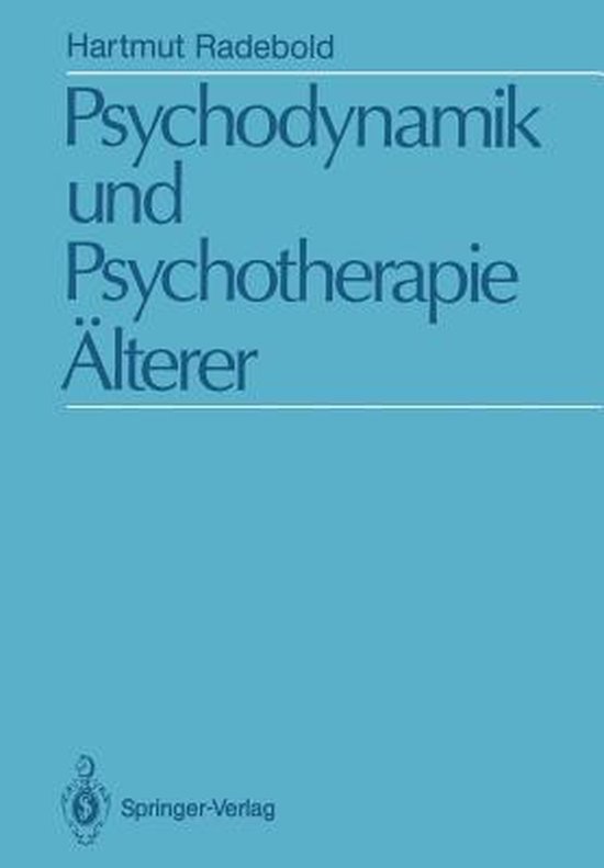 Psychodynamik und Psychotherapie Älterer - cover
