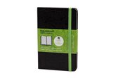 Moleskine Pocket Ruled Black Hard Evernote Notebook
