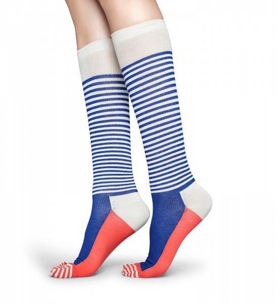 Vrijwel Echter Momentum Happy Socks Compression Half Stripe Sock Maat 39-41 | bol.com