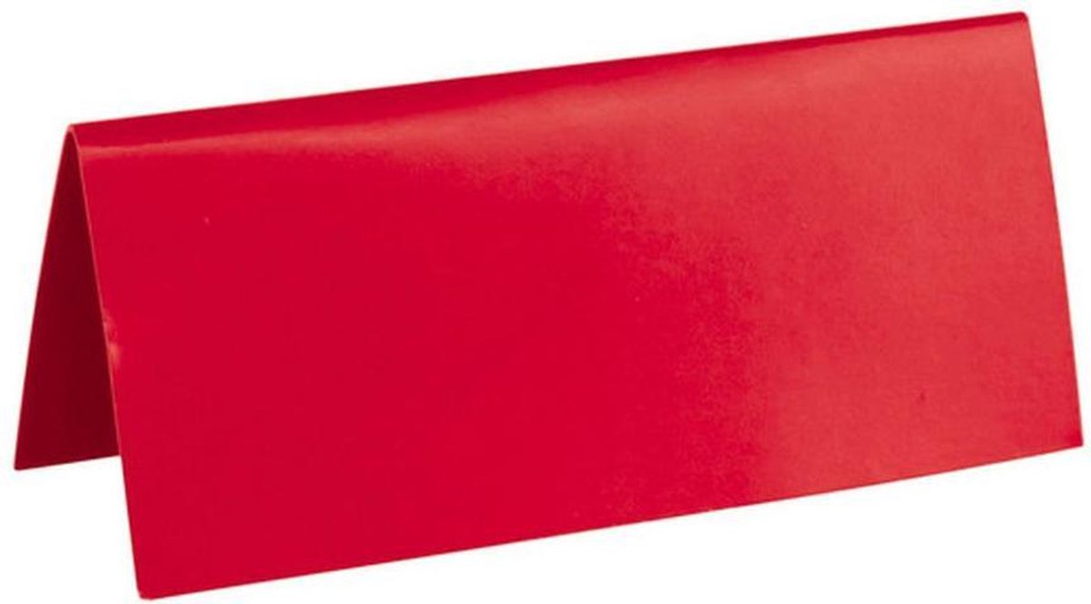 Naamkaartje - Rood