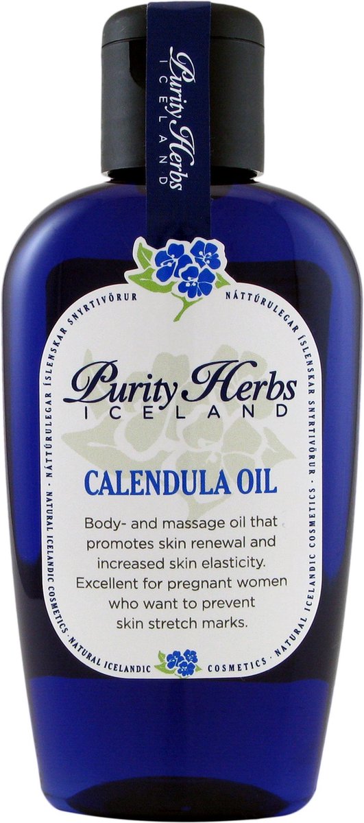 Purity Herbs - Calendulaolie - 100% natuurlijke lichaamsolie met IJslandse kruiden - 125 ml