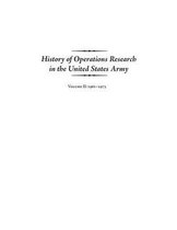 History of Operations Research in the United States Army Volume II