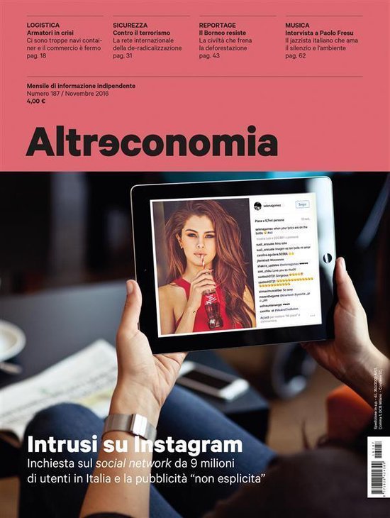 Altreconomia 187 - Novembre 2016 - cover