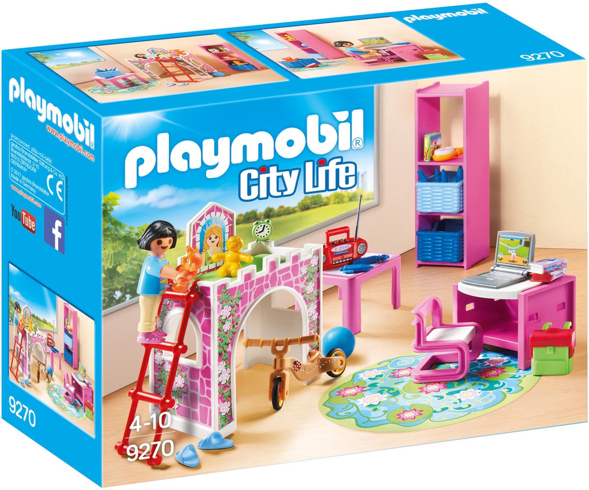 PLAYMOBIL City Life Kinderkamer met hoogslaper - 9270 - PLAYMOBIL