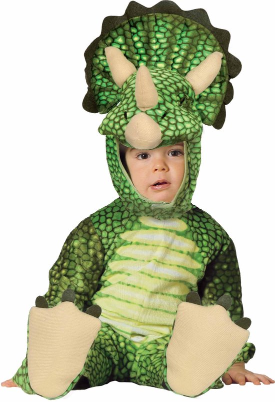 Janice Ambassade Vergelijking Groen Triceratops kostuum voor baby's - Verkleedkleding - Maat 86/92 |  bol.com