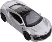 Welly Schaalmodel Honda 2015 Nsx 1:34 Grijs 11,5 Cm