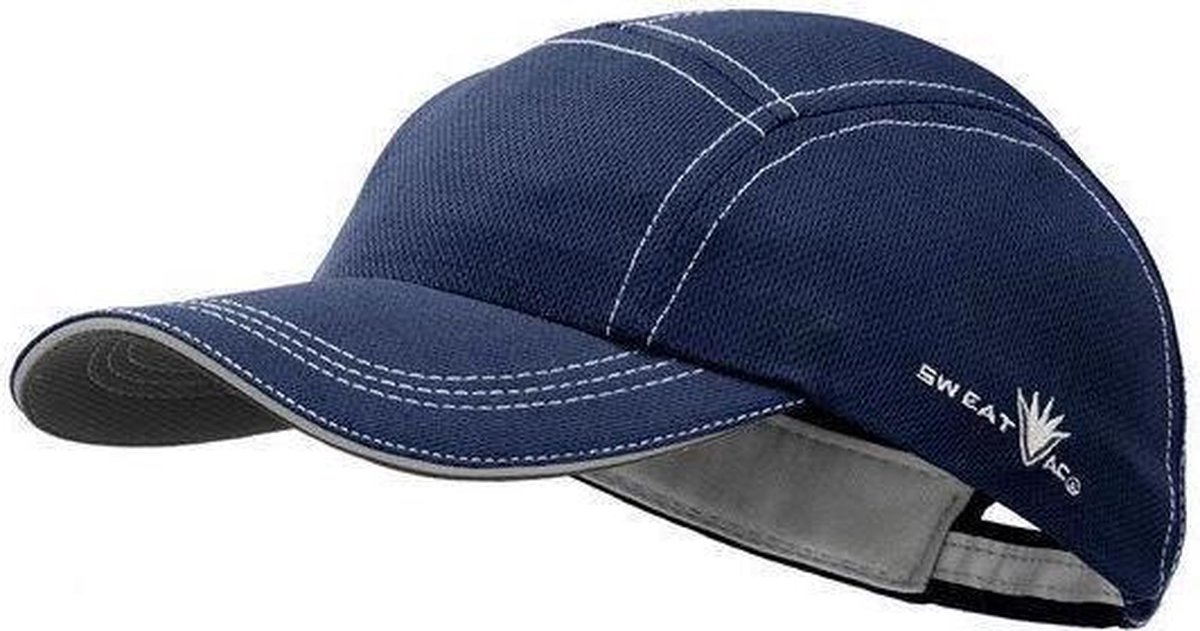 Sweatvac Race - Cap - Navy met zilvere stiksels