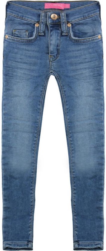Vinrose Jeans Debbie - Broek - Jeans - Denim Blue - Meisjes - Maat: 134