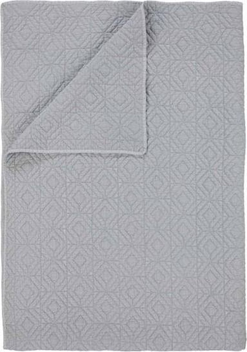 Essenza Jenz - Bedsprei - Eenpersoons - 180x265 cm - Silver