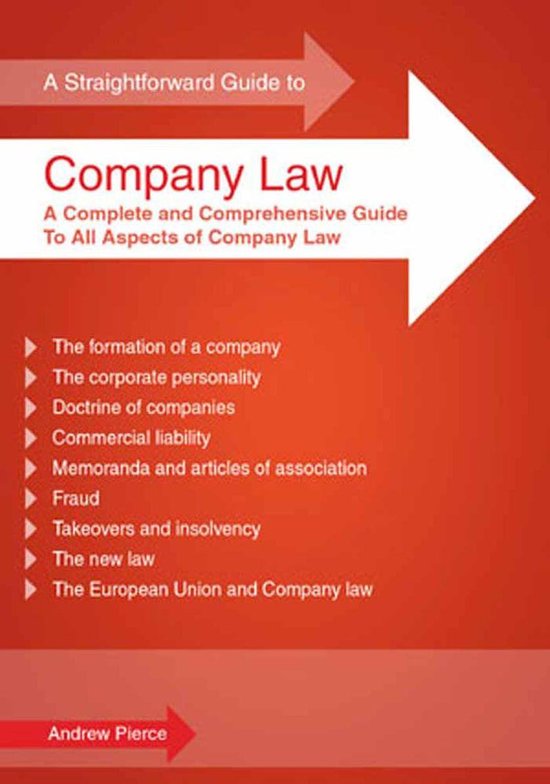 Straightforward Guide to Company Law - cover