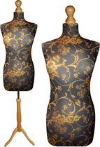 Golden Elite flower paspop met licht bruine sparkling driepoot 44/46