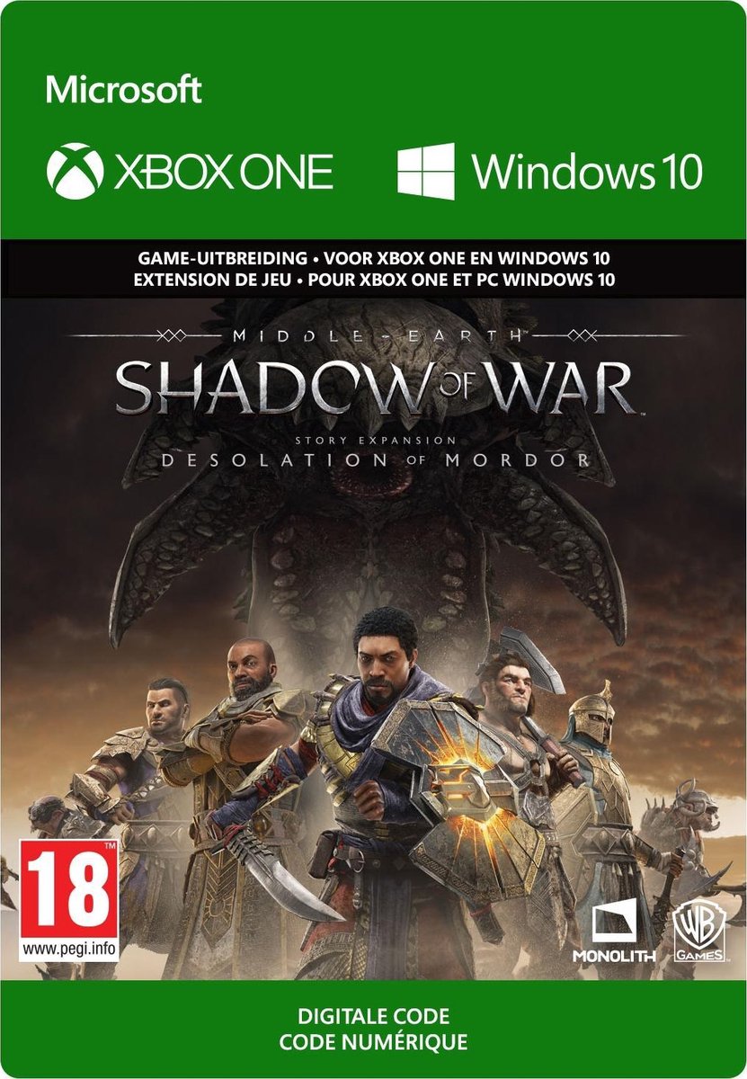 Middle-earth: Shadow of War - Story Expension Pass - Xbox One / Windows 10 - Warner Bros. Games