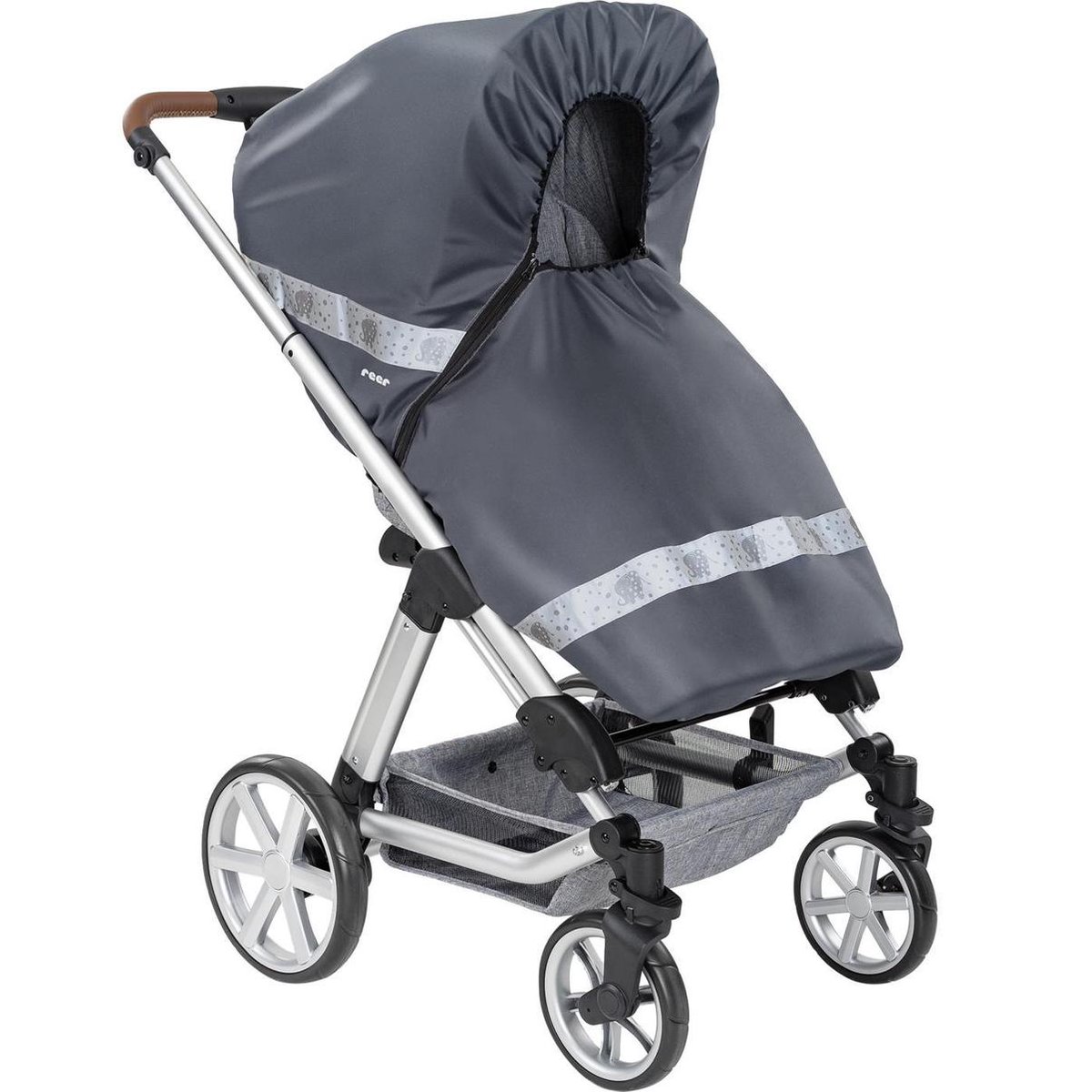 REER DESIGNLINE Rainsafe Classic+ regenhoes voor combi-kinderwagens