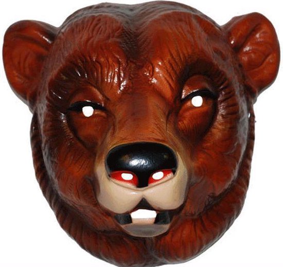 Masque d'ours en plastique pour adultes | bol.com